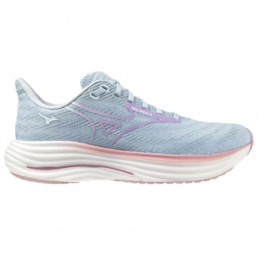 NEW MIZUNO women's wave rider 29 running shoes in nantucket breeze orchid petal